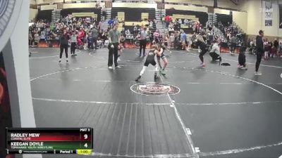 70 lbs Semifinal - Riddik VanBeek, Cane Bay Cobras vs Finnley Purvis, Summerville Takedown