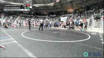 80 lbs Consi Of 8 #2 - Haskell Hertz, Warner Eagles Youth Wrestling vs Sawyer Barnett, Redskins Wrestling Club
