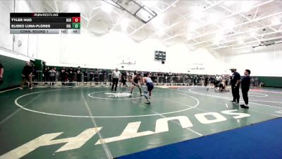 132 lbs Cons. Round 1 - Eliseo Luna-Flores, Bullard vs Tyler Huo, Burbank