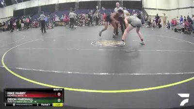 138 lbs Semis & 1st Wrestleback (8 Team) - Mike Mabry, Palmetto White vs Deion Marshall, Invictus Wrestling Club