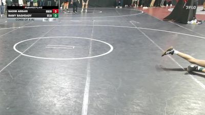106 lbs Consi Of 8 #2 - Nadim Abbari, Manchester Memorial vs Ramy Baghdady, Belmont