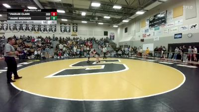115 lbs 3rd Place Match - Paizlee Clark, Sheridan vs Raine Brekhus, Cheyenne East