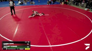 80 lbs 1st Place Match - Zachary Huebner, MAHACA vs Camrik Tappe, Staples