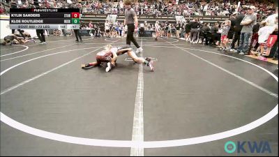 73 lbs Consolation - Kylin Sanders, Standfast vs Kloe Routledge, Husky WC