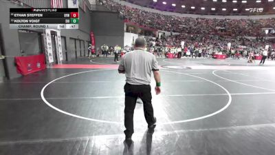 88 lbs Champ. Round 1 - Ethan Steffen, Omro Youth Wrestling vs Kolton Voigt, Shiocton