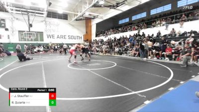 165 lbs Cons. Round 2 - Joaquin Stauffer, Redondo Union vs Roberto Quiarte, Paramount