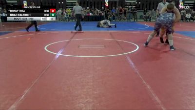 285 lbs Cons. Round 1 - Brady Ritz, Sheridan Wrestling Club vs Noah Calerich, Cut Bank