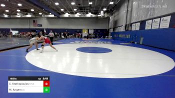 165 lbs Consi Of 4 - Chris Stathopoulos, Stevens vs Michael Angers, Castleton