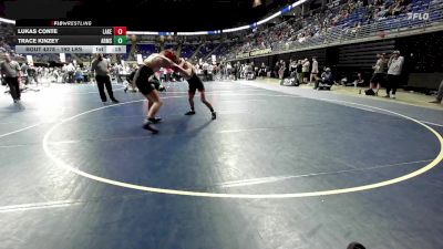 192 lbs Consy 6 - Lukas Conte, Lake Lehman vs Trace Kinzey, Armstrong