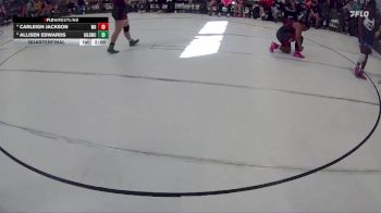 238 lbs Quarterfinal - Allisen Edwards, Grand Island Legacy Girls Wrestling Club vs Carleigh Jackson, West Holt