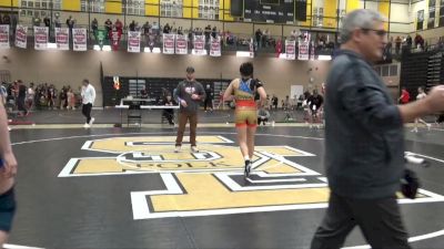 130 lbs Champ. Round 2 - Mackenzie Childers, Hard Drive Wrestling Club vs Macie Little, Moyer Elite Wrestling