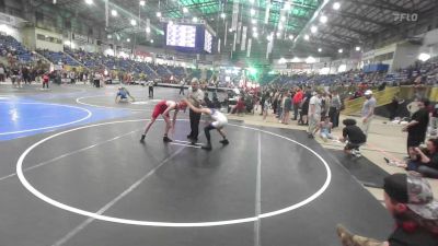 130 lbs Consi Of 16 #1 - Wyatt Martin, Ignacio Middle School vs Braxton Lorimor, Cedaredge Wrestling