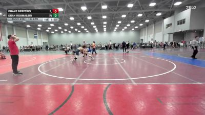 160 lbs Round Of 32 - Drake DePetris, FL vs Dean Kosmalski, PA