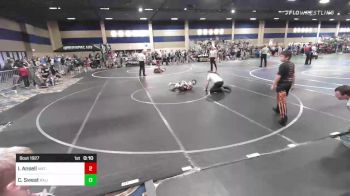 55 lbs Consi Of 4 - Isaiah Ansell, Mat Demon WC vs Connor Sweat, Kalispell WC