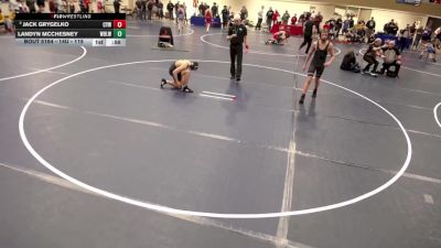 14U - 132 lbs Cons. Round 1 - Noah Martinez, Rosemount Irish Wrestling vs Colton Nelson, Dilworth Glyndon Felton -DGF