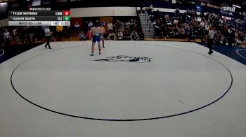 184 lbs 1st Place Match - Tyler Withers, Merchant Marine vs Ganon Smith, Elizabethtown