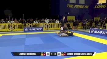 Gustavo Henrique Saraiva Adolfo vs Andrew S Normington 2025 Pan IBJJF Jiu-Jitsu No-Gi Championship