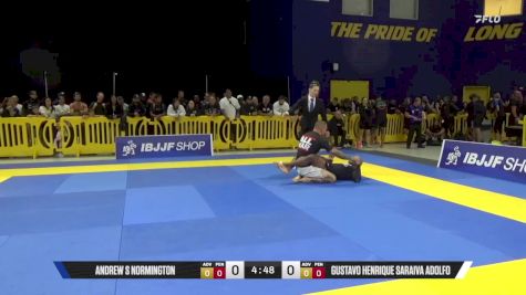 Gustavo Henrique Saraiva Adolfo vs Andrew S Normington 2025 Pan IBJJF Jiu-Jitsu No-Gi Championship