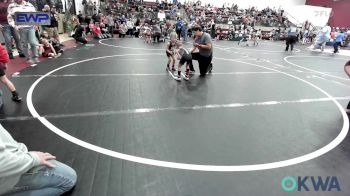 43 lbs Quarterfinal - Haxen Gibson, Wolfpak Wrestling vs Huxley Perry, Blackwell Wrestling Club