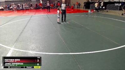 45 lbs Semis (4 Team) - Denley Wilking, LCWM vs Keirra Connor, Caledonia/Houston