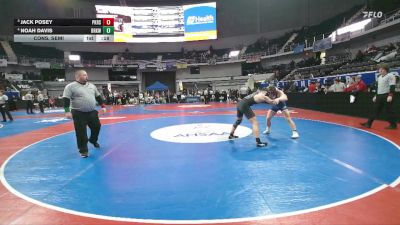 6A 150 lbs Cons. Semi - Noah Davis, Brookwood Jr-Sr vs Jack Posey, Pike Road School