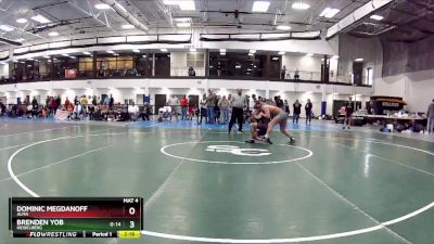 133 lbs Cons. Round 2 - Dominic Megdanoff, Alma vs Brenden Yob, Heidelberg