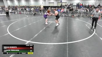 285 lbs Cons. Semi - Carson Ferguson, Iowa vs Regan Roberts, Iowa