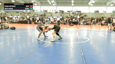 132 lbs Rr Rnd 2 - Chad Artman, Quest School Of Wrestling Gold - HSB vs Nico Rado, Triumph Maize - HSB