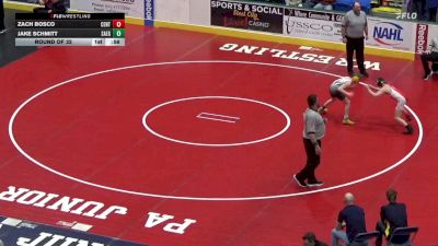 96 lbs Round Of 32 - Zach Bosco, Central Valley vs Jake Schmitt, Saegertown