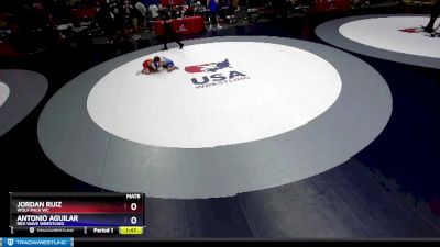 77 lbs Semifinal - Jordan Ruiz, Wolf Pack WC vs Antonio Aguilar, Red Wave Wrestling