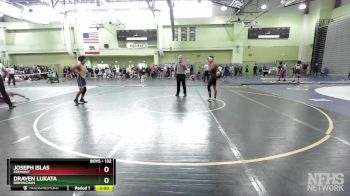 132 lbs Quarterfinal - Draven Lukata, BIRMINGHAM vs Joseph Islas, FREMONT