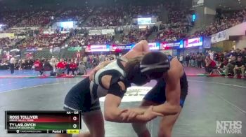 AA - 126 lbs Cons. Semi - Ty Laslovich, Gallatin (Bozeman) vs Ross Tolliver, Great Falls / MSDB