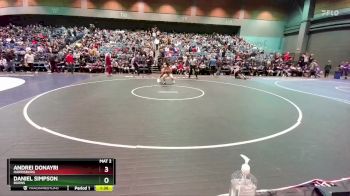 120 lbs Prelim - Andrei Donayri, Harrisburg vs Daniel Simpson, Burns