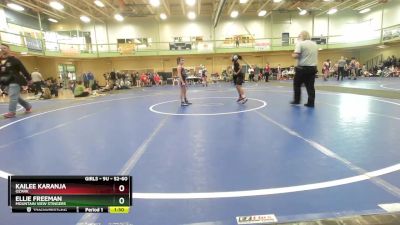 52-60 lbs Round 3 - Kailee Karanja, Ozark vs Ellie Freeman, Mountain View Stingers