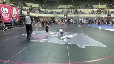 45 lbs Quarterfinal - Ares Aragon, West Liberty vs Myles Schwade, Northeast Iowa Wrestling Club