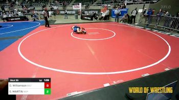 83 lbs Quarterfinal - Dylan Williamson, Sebolt Wrestling Academy vs Graydon MARTIN, Virginia Team Predator