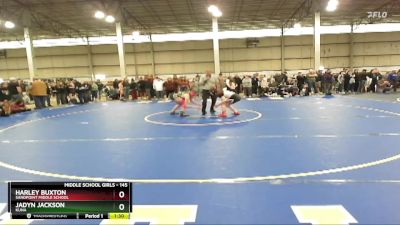 145 lbs Quarterfinal - Jadyn Jackson, Kuna vs Harley Buxton, SANDPOINT Middle School