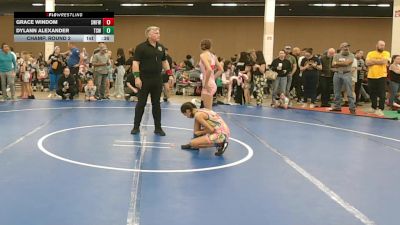 81-88.2 lbs Champ. Round 2 - Liliana Valdez, Mission Wrestling Club vs Quinn Cisneros, Gladiator Wrestling Academy