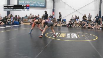 58 lbs Rr Rnd 7 - Neve O'Byrne, PA West Black - W vs Emma Bacon, Mat Demon - W