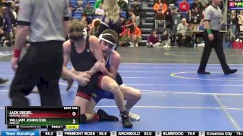 120 lbs Cons. Round 3 - William Johnston, FINDLAY vs Jack Diegel, BOWLING GREEN