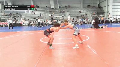 113 lbs Rr Rnd 3 - Michael Ricker, TNWC White - HSB vs Dillon Wise, BRTC - HSB