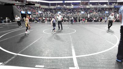 75 lbs Semifinal - Kal Thompson, King Select vs Beckett Bloomer, Wichita Wrestling Club