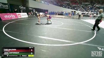 5A-126 lbs Champ. Round 1 - John Cartwright, Lebanon vs Theo Baldwin, Milwaukie