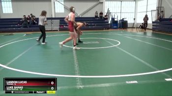 140 lbs Round 4 (16 Team) - Luke Banas, Team Gotcha vs Landon Lucas, TEAM16