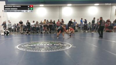 144 lbs Round Of 32 - Maverick Beckwith, NY vs Arseni Kikiniou, CA