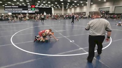106 lbs Champ. Rd Of 128 - Damien Porras, Caprock High School Wrestling vs Jackson Schroeder, Nebraska