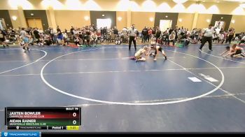 95 lbs Quarterfinal - Jaxten Bowler, Champions Wrestling Club vs Aidan Rainer, Grantsville Wrestling Club