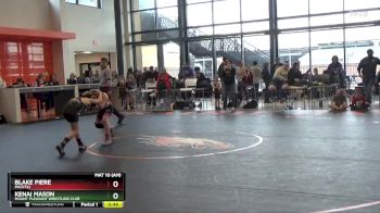 B-19 lbs Semifinal - Kenai Mason, Mount Pleasant Wrestling Club vs Blake Piere, PACK732