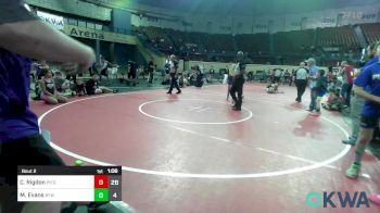 72 lbs Rr Rnd 2 - Cason Rigdon, Piedmont vs Miles Evans, Bristow Youth Wrestling