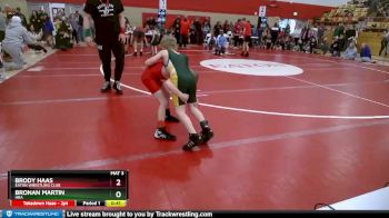 53-57 lbs Round 3 - Bronan Martin, HRA vs Brody Haas, Eaton Wrestling Club